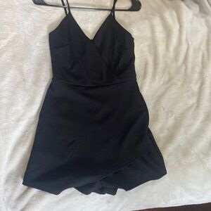 Black Dress-style Romper